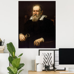 Galileo Galilei: vader van wetenschap & astronomie Poster