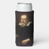 Galileo Galilei: vader van wetenschap & astronomie Seltzer Blikjeskoeler (Seltzer Voorkant)