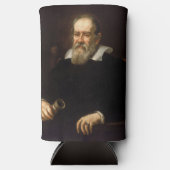 Galileo Galilei: vader van wetenschap & astronomie Seltzer Blikjeskoeler (Voorkant)