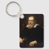 Galileo Galilei: vader van wetenschap & astronomie Sleutelhanger (Voorkant)