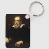 Galileo Galilei: vader van wetenschap & astronomie Sleutelhanger (Achterkant)