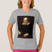 Galileo Galilei: vader van wetenschap & astronomie T-shirt (Voorkant)