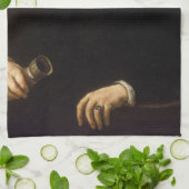 Galileo Galilei: vader van wetenschap & astronomie Theedoek (Gevouwen)