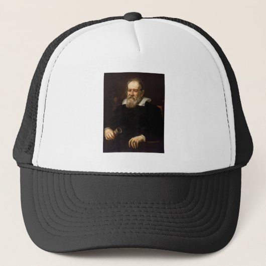 Galileo Galilei: vader van wetenschap & astronomie Trucker Pet (Voorkant)