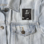 Galileo Galilei Vierkante Button 5,1 Cm (In situ)