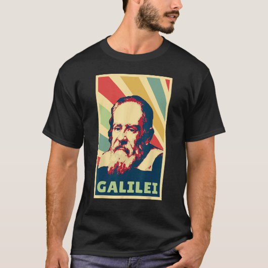 Galileo Galilei Vintage Colours T-shirt (Voorkant)