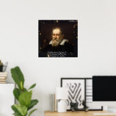 Galileo "Hoe de Hemel Gaat" Quote Poster van Rick (Thuiskantoor)