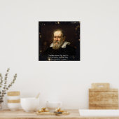 Galileo "Hoe de Hemel Gaat" Quote Poster van Rick (Keuken)