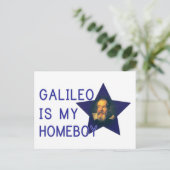 Galileo is mijn Homeboy Briefkaart (Staand voorkant)