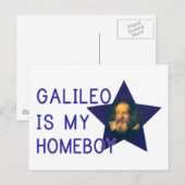 Galileo is mijn Homeboy Briefkaart (Voorkant / Achterkant)