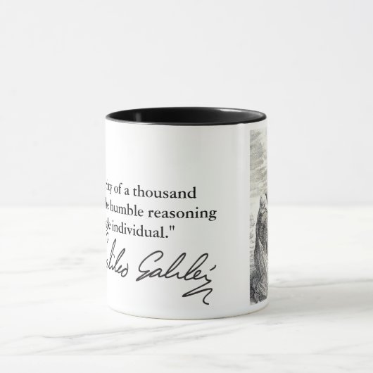 Galileo om redenen mok (Midden)