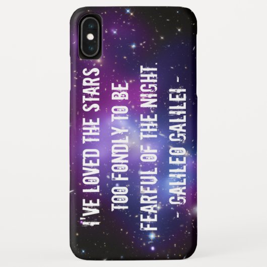 Galileo Quote Galaxy Cluster Case-Mate iPhone Case (Achterkant)