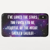 Galileo Quote Galaxy Cluster Case-Mate iPhone Case (Achterkant (horizontaal))