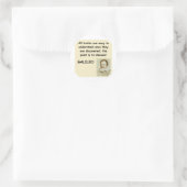 GALILEO quote Ronde Sticker (Tas)
