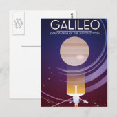 Galileo - Verkenning van het Jupiter-systeem Briefkaart (Voorkant / Achterkant)
