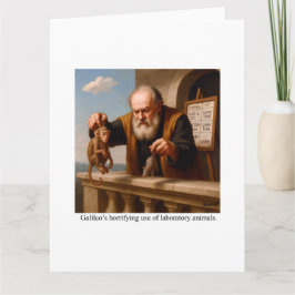 Galileo's gruwelijke gebruik van proefdieren. kaart