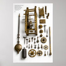 Galileo's Slingeruurwerkmechanisme Afdruk