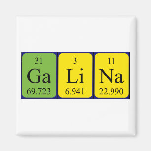 Galina periodieke tabel naam magneet