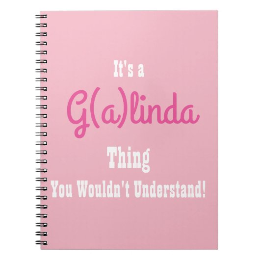 Galinda Journal Notitieboek (Voorkant)