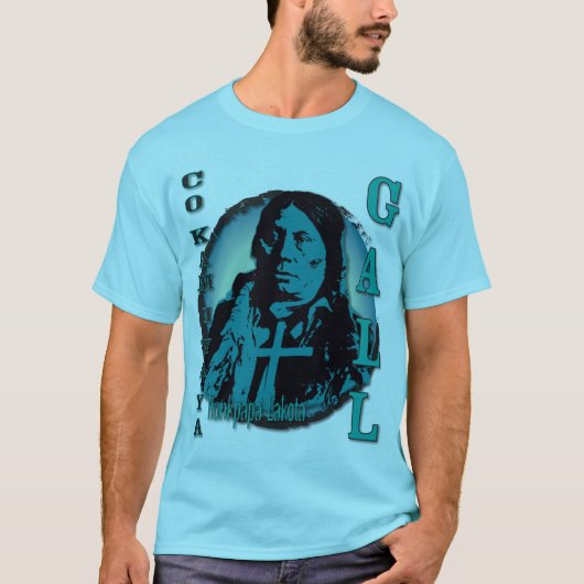 Gall Hunkpapa Lakota Chief T-shirt (Voorkant)