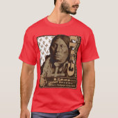 Gall Hunkpapa Lakota War Chief T-shirt (Voorkant)