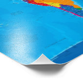 Gall Peters Projectie Wereldkaart Foto Afdruk (Hoek)