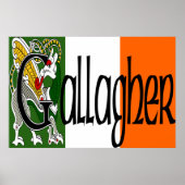 Gallagher Celtic Dragon Print (Voorkant)