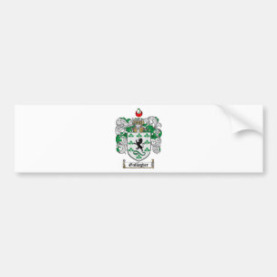 GALLAGHER FAMILIE CREST - GALLAGHER COAT WAPENS BUMPERSTICKER
