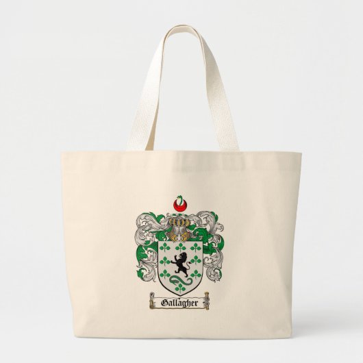 GALLAGHER FAMILIE CREST - GALLAGHER COAT WAPENS GROTE TOTE BAG (Voorkant)