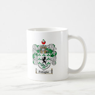 GALLAGHER FAMILIE CREST - GALLAGHER COAT WAPENS KOFFIEMOK
