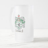 GALLAGHER FAMILIE CREST - GALLAGHER COAT WAPENS MATGLAS BIERPUL (Voorkant links)