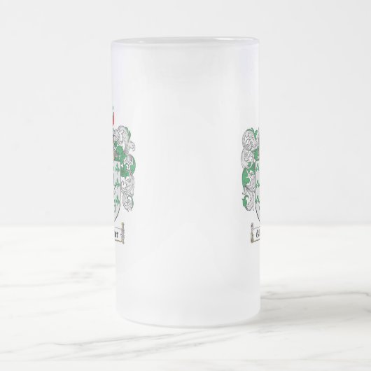 GALLAGHER FAMILIE CREST - GALLAGHER COAT WAPENS MATGLAS BIERPUL (Center)