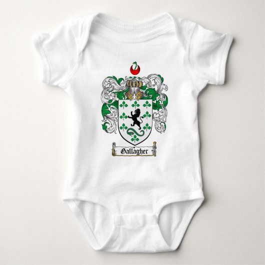 GALLAGHER FAMILIE CREST - GALLAGHER COAT WAPENS ROMPER (Voorkant)