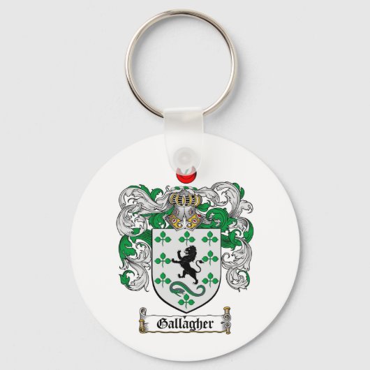 GALLAGHER FAMILIE CREST - GALLAGHER COAT WAPENS SLEUTELHANGER (Voorkant)