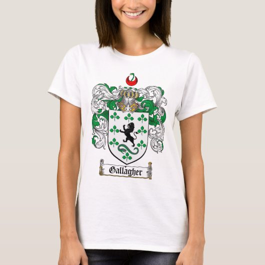 GALLAGHER FAMILIE CREST - GALLAGHER COAT WAPENS T-SHIRT (Voorkant)