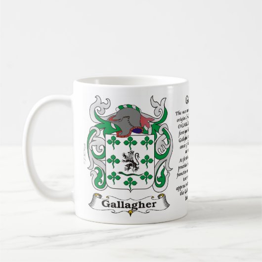 Gallagher Family Coat of Arms Mok (Links)