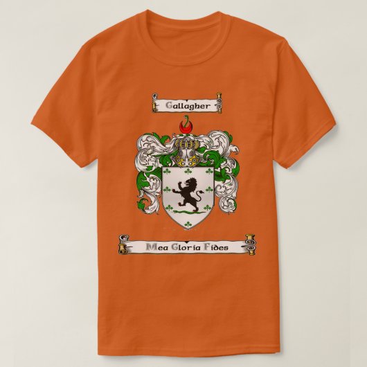 Gallagher Family Crest en Motto T-shirt (Design voorkant)