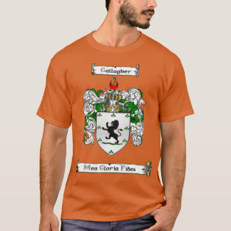 Gallagher Family Crest en Motto T-shirt