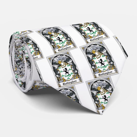 Gallagher Family Crest Stropdas (Opgerold)