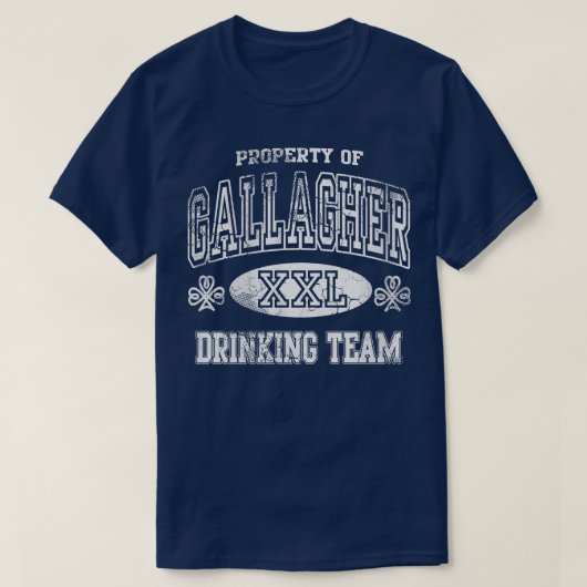 Gallagher Irish Drink Team St Patricks Day T-shirt (Design voorkant)