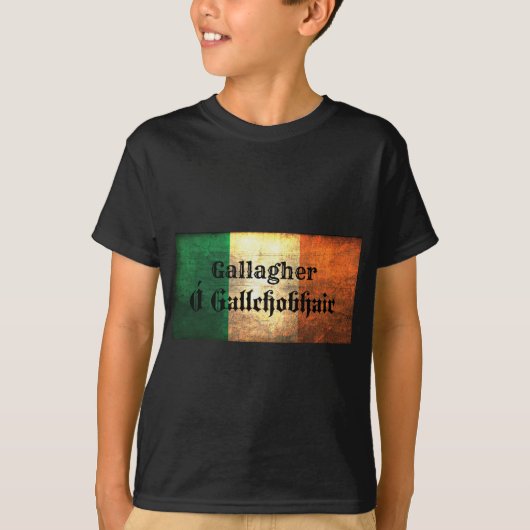 Gallagher Irish Flag T-shirt (Voorkant)