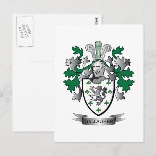 Gallagher wapenstilstand briefkaart (Voorkant / Achterkant)