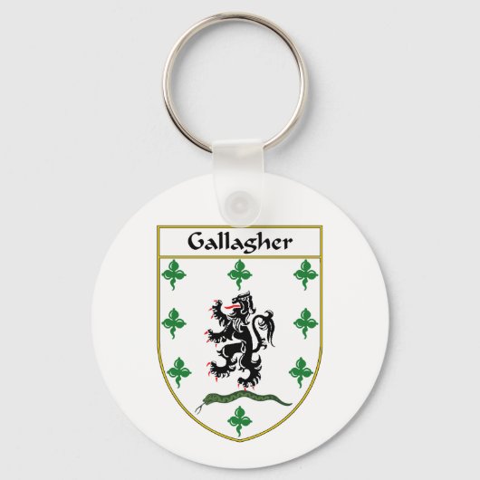 Gallagher wapenstilstand/familiekust sleutelhanger (Voorkant)
