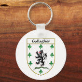 Gallagher wapenstilstand/familiekust sleutelhanger (Voorkant)