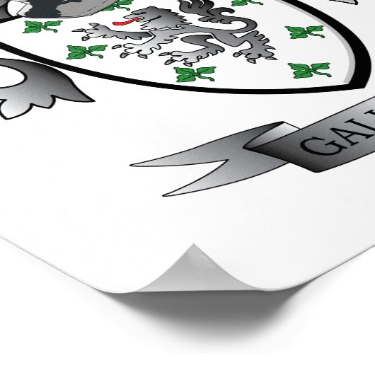 Gallagher wapenstilstand poster (Hoek)