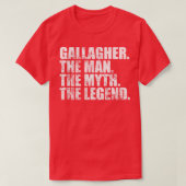 GallagherGallagher Achternaam Gallagher T-shirt (Design voorkant)