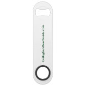 Gallagher's Beer Guide Bottle Opener Speed Flessenopener (Achterkant)