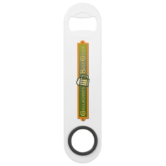 Gallagher's Beer Guide Bottle Opener Speed Flessenopener (Voorkant)