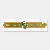 Gallagher's Beer Guide Bumpersticker (Voorkant)