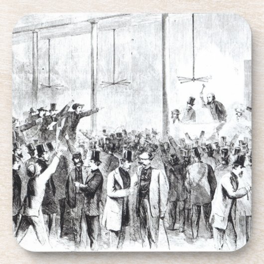 Gallagher's beurs (graving) (foto) bier onderzetter (Voorkant)